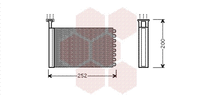 Heat Exchanger, interior heating (18006164)