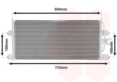 Condenser, air conditioning (58005145)