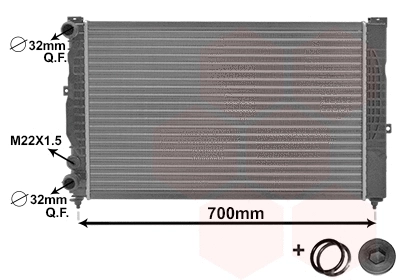 Radiator, engine cooling (03002123)