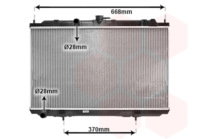 Radiator, engine cooling (13002217)