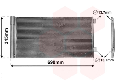 Condenser, air conditioning (06005414)