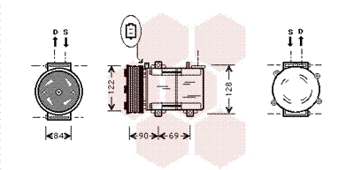 Compressor, air conditioning (1800K352)