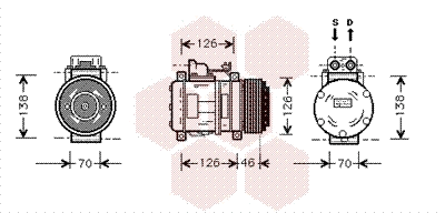 Compressor, air conditioning (3000K097)