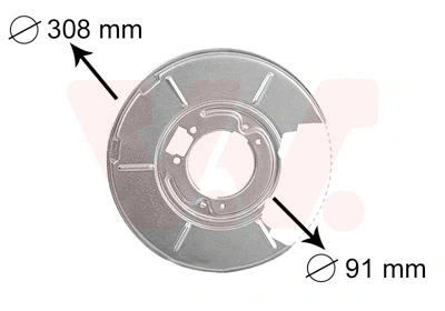 Splash Guard, brake disc (0646373)