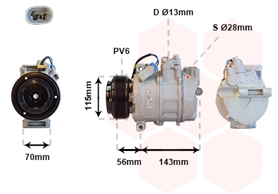 Compressor, air conditioning (3700K357)