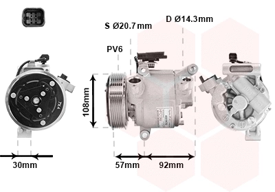 Compressor, air conditioning (4001K702)