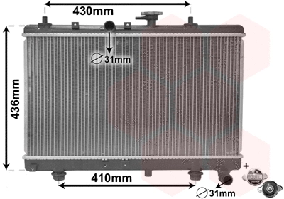 Radiator, engine cooling