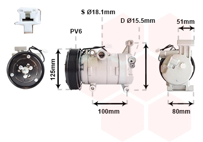 Compressor, air conditioning