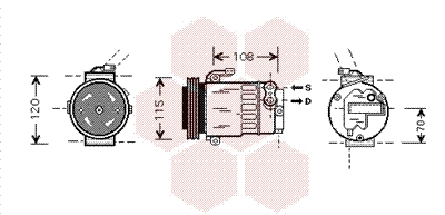 Compressor, air conditioning (3700K312)