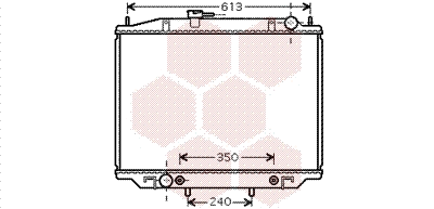 Radiator, engine cooling (13002262)