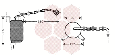 Dryer, air conditioning (7700D033)