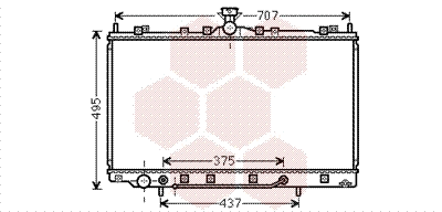 Radiator, engine cooling (32002217)