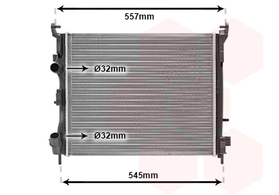 Radiator, engine cooling (43002362)