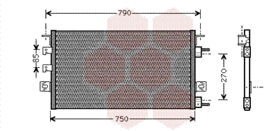 Condenser, air conditioning (07005023)