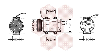 Compressor, air conditioning (4300K286)