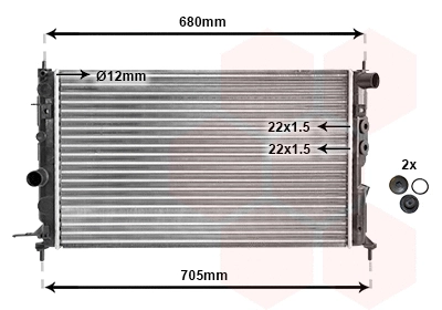 Radiator, engine cooling