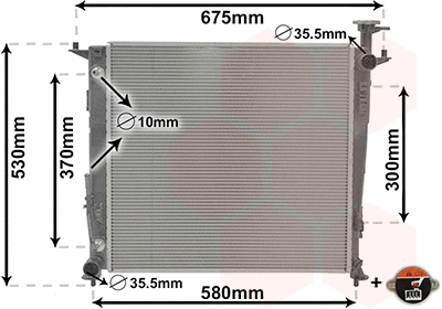 Radiator, engine cooling