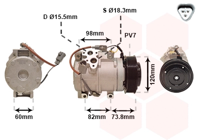 Compressor, air conditioning (5300K726)