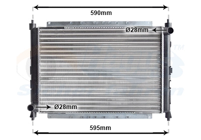 Radiator, engine cooling (02002069)