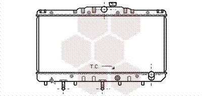 Radiator, engine cooling (53002080)