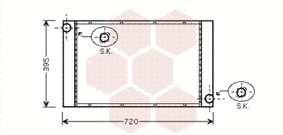 Radiator, engine cooling (06002373)