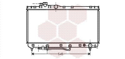 Radiator, engine cooling (53002184)