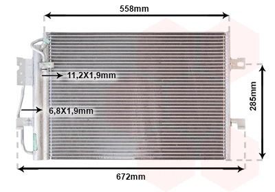 Condenser, air conditioning (30005257)