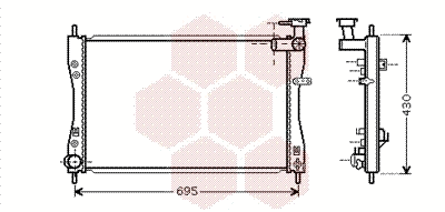 Radiator, engine cooling (32002173)
