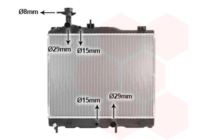 Radiator, engine cooling (32002264)
