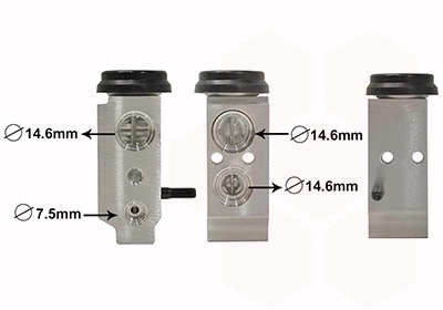 Expansion Valve, air conditioning (82001277)