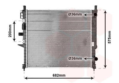 Radiator, engine cooling (30002331)