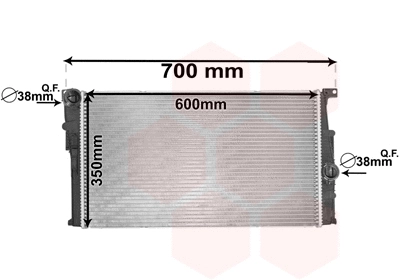 Radiator, engine cooling (06002455)