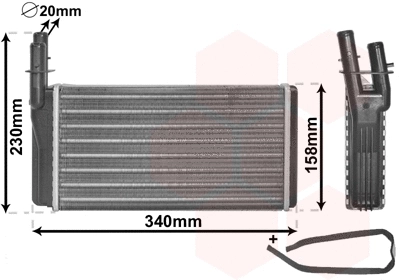 Heat Exchanger, interior heating (73006074)
