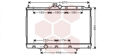 Radiator, engine cooling (32002183)
