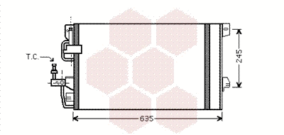 Condenser, air conditioning (37005390)