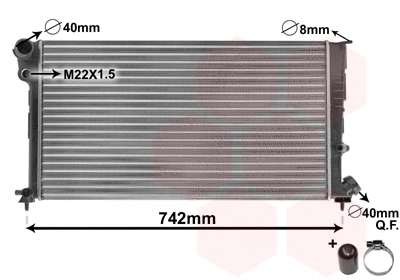 Radiator, engine cooling (09002137)