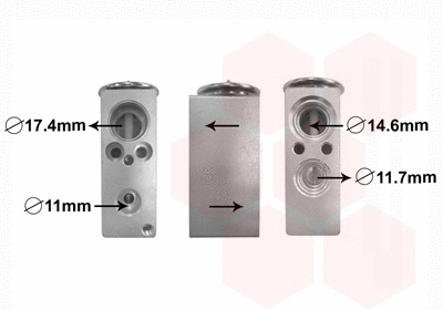 Expansion Valve, air conditioning (09011201)
