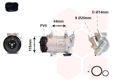 Compressor, air conditioning