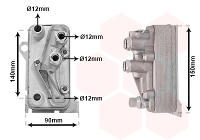 Oil Cooler, automatic transmission (30003714)