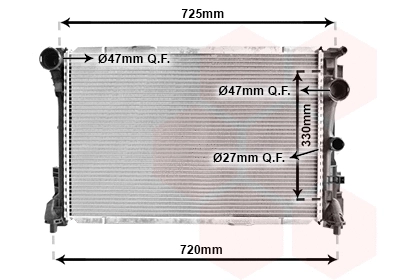 Radiator, engine cooling (30002575)