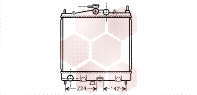 Radiator, engine cooling (13002210)