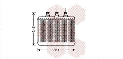 Heat Exchanger, interior heating (06006271)