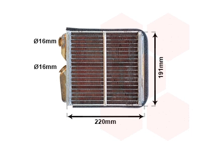 Heat Exchanger, interior heating (37006240)