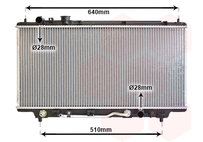 Radiator, engine cooling (27002100)