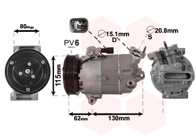 Compressor, air conditioning (3300K390)