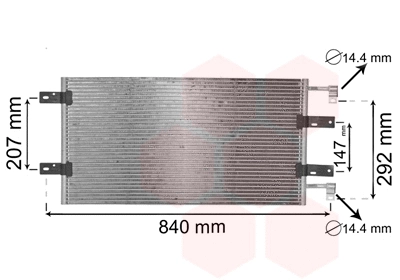 Condenser, air conditioning (43005314)