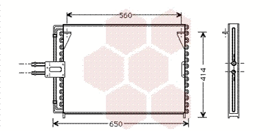 Condenser, air conditioning (43005189)