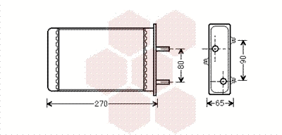 Heat Exchanger, interior heating (73006064)