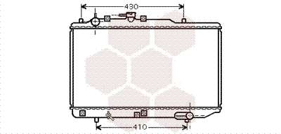 Radiator, engine cooling (27002221)