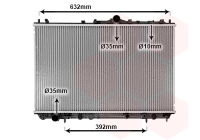 Radiator, engine cooling (59002124)